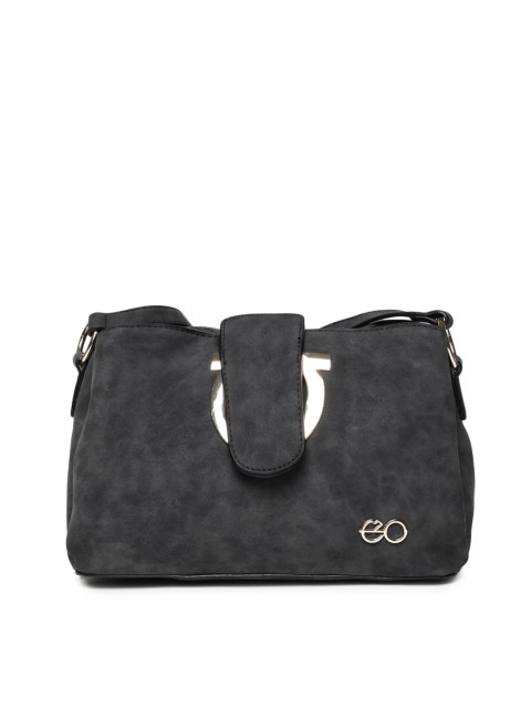 

E2O Black Solid Sling Bag