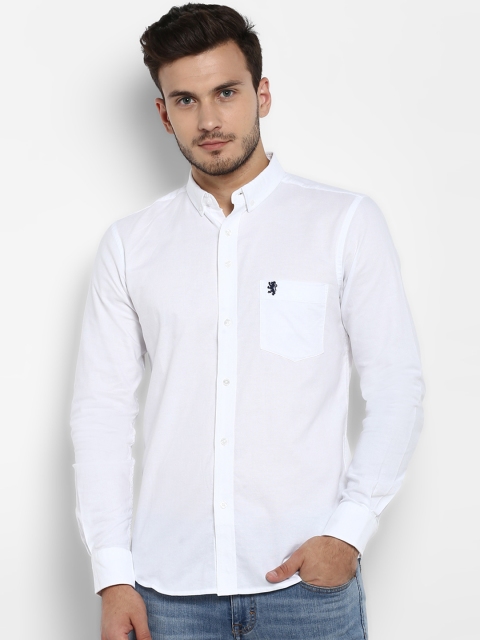 

Red Tape Men White Regular Fit Solid Casual Shirt