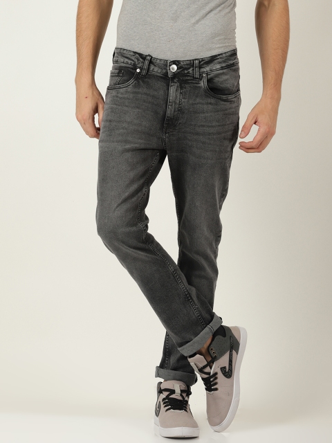 

Blue Saint Men Grey Slim Fit Mid-Rise Clean Look Stretchable Jeans