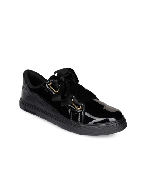 

Shoetopia Women Black Sneakers