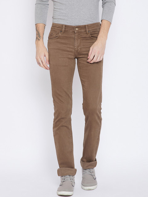

Duke Men Brown Slim Fit Mid-Rise Clean Look Jeans