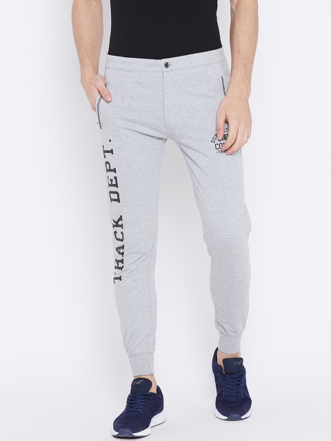 

Duke Men Grey Melange Slim Fit Solid Joggers