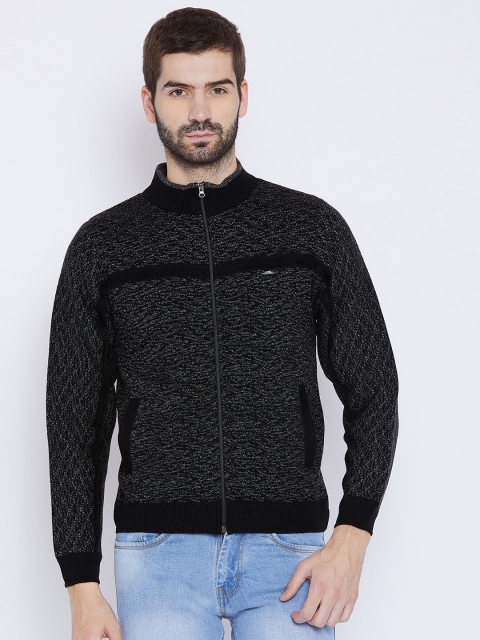 

Duke Men Black Solid Front-Open