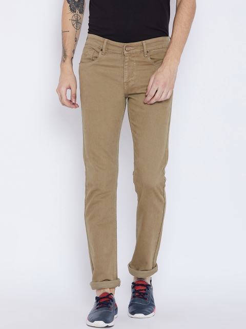 

Duke Men Brown Slim Fit Mid-Rise Clean Look Jeans