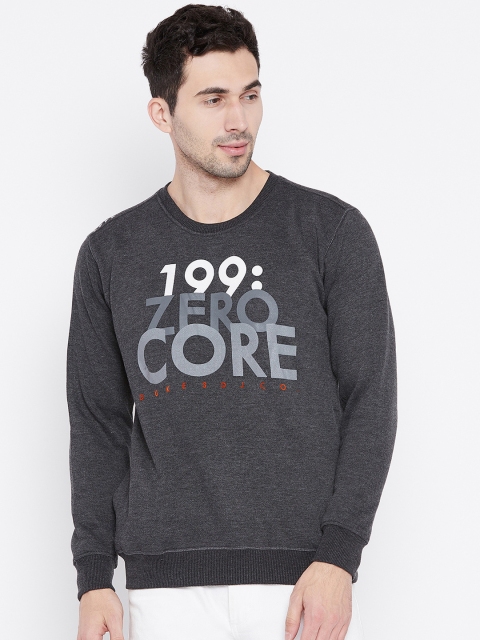 

Duke Men Grey Printed Sweatshirt