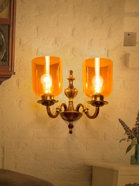 

Fos Lighting Antique Gold-Toned Wallchiere