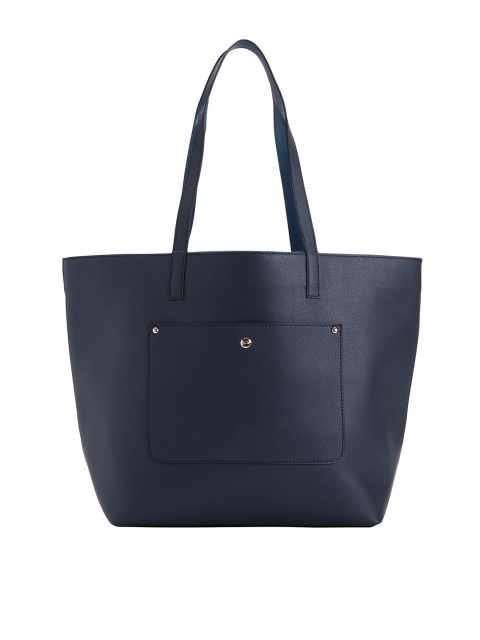 

CARPISA Navy Blue Solid Shoulder Bag with Pouch