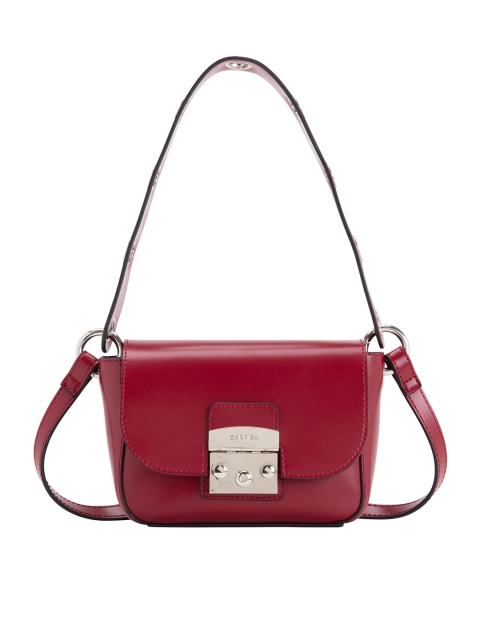 

CARPISA Maroon Solid Shoulder Bag