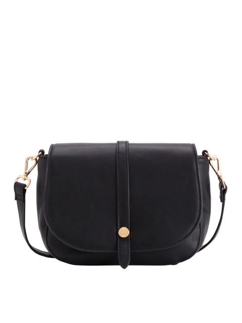 

CARPISA Black Solid Sling Bag