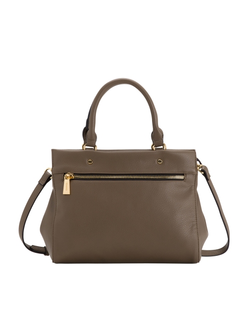 

CARPISA Brown Solid Handheld Bag with Sling Strap