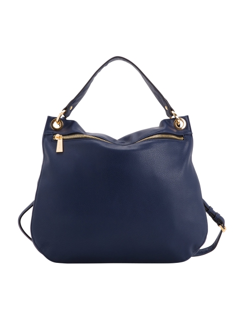 

CARPISA Navy Blue Solid Handheld Bag