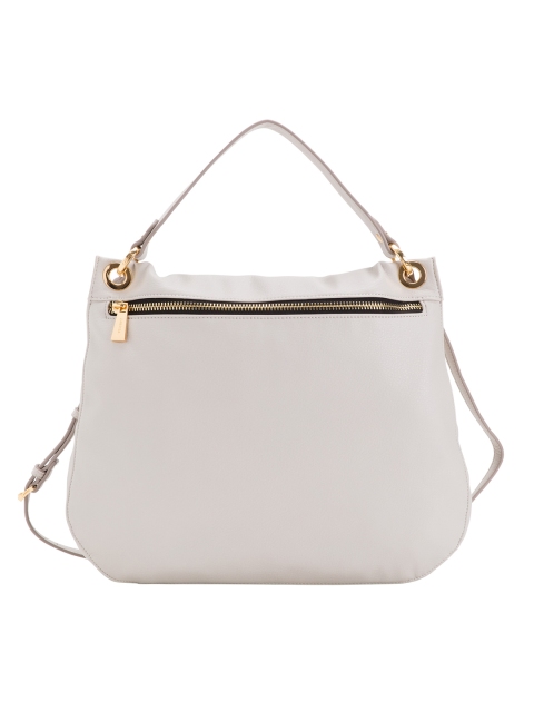 

CARPISA Off-White Solid Shoulder Bag with Sling Strap