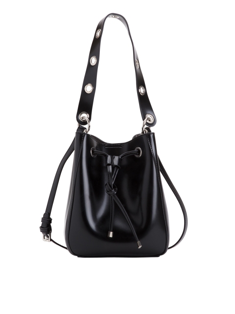 

CARPISA Black Solid Shoulder Bag with Sling Strap