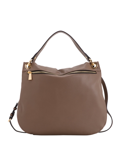 

CARPISA Brown Solid Handheld Bag with Detachable Sling Strap