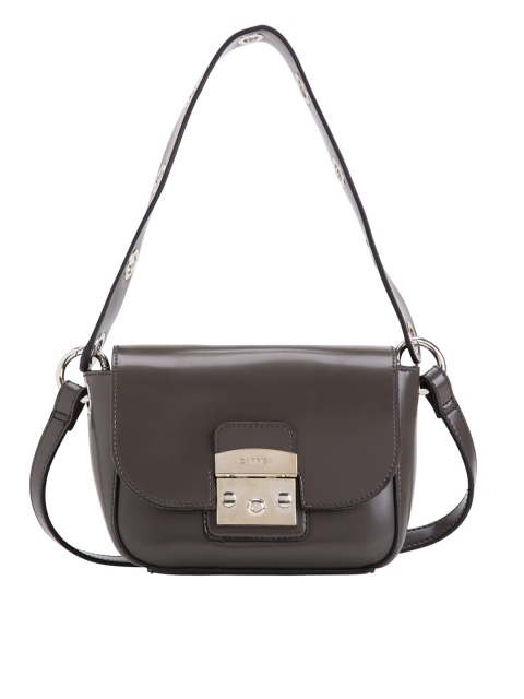 

CARPISA Grey Solid Shoulder Bag