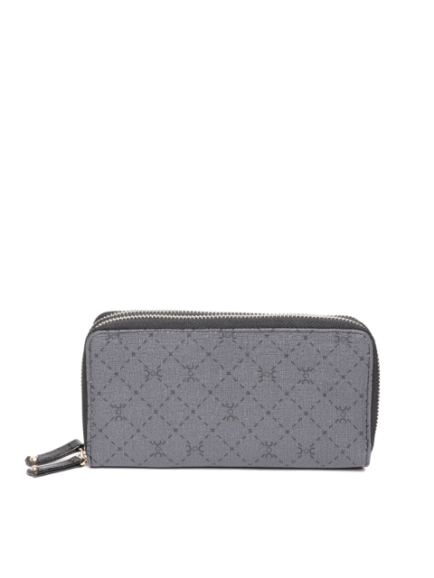 

CARPISA Women Navy Blue Printed Zip Around Wallet
