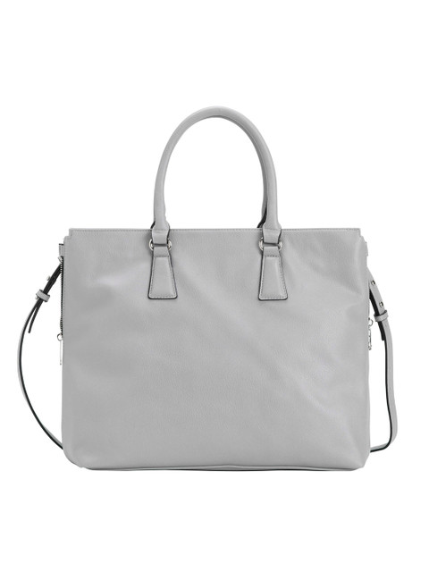 

CARPISA Grey Solid Handheld Bag with Detachable Sling Strap