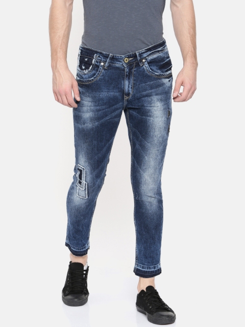 

SPYKAR Men Blue Kano Slim Fit Fit Low-Rise Mildly Distressed Stretchable Jeans