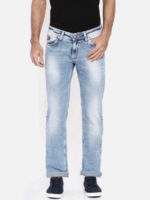 

SPYKAR Men Blue Straight Fit Low-Rise Jeans