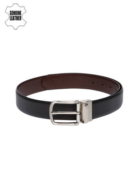 

Carlton London Men Black & Brown Solid Belt