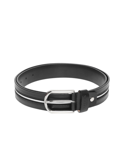 

Carlton London Men Black Solid Belt
