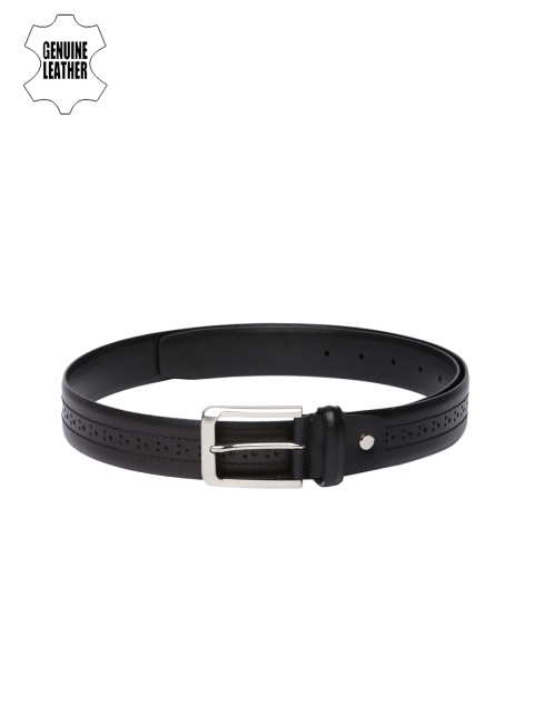 

Carlton London Men Black Solid Belt