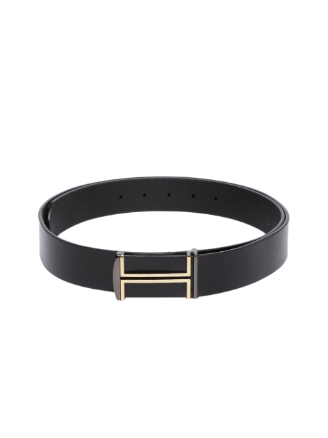 

Carlton London Men Black Solid Belt