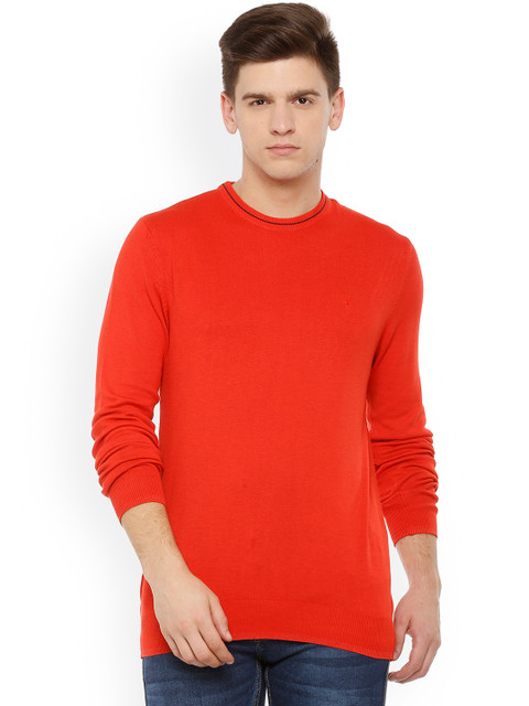 

Solly Sport Men Red Solid Sweater