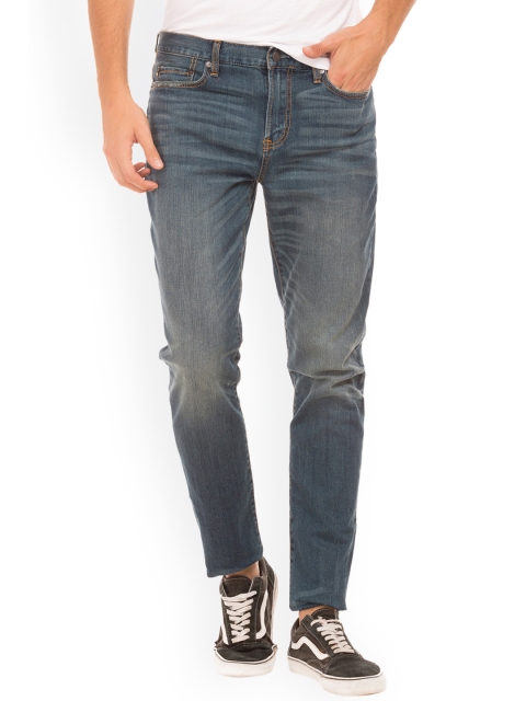 

Aeropostale Men Blue Skinny Fit Mid-Rise Clean Look Stretchable Jeans