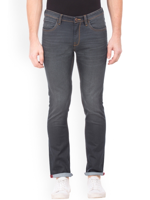 

Arrow Blue Jean Co. Men Blue Slim Fit Mid-Rise Clean Look Stretchable Jeans