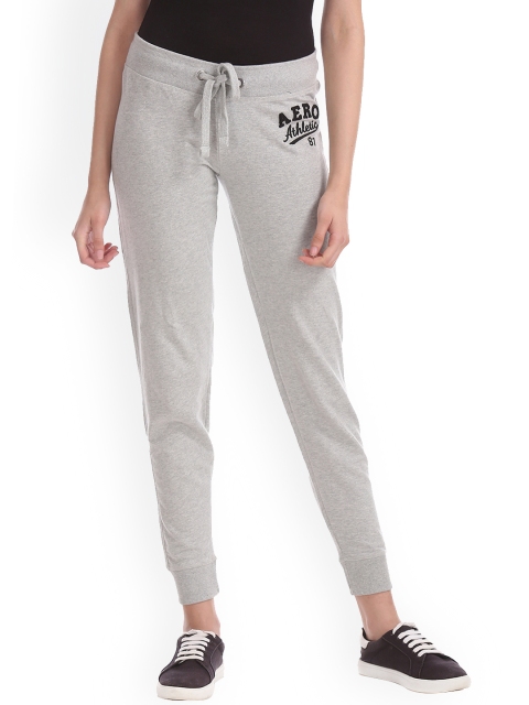 

Aeropostale Women Grey Straight-Fit Joggers