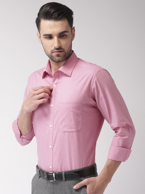 

Raymond Men Pink Slim Fit Solid Formal Shirt