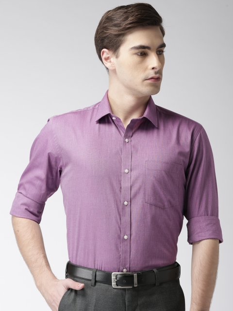 

Park Avenue Men Violet Slim Fit Solid Formal Shirt