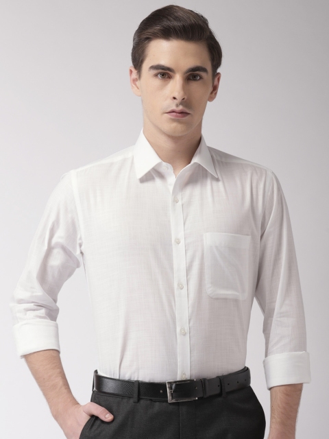 

Raymond Men White Slim Fit Solid Formal Shirt