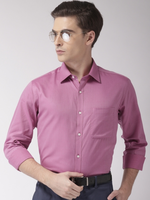 

Raymond Men Pink Slim Fit Solid Formal Shirt