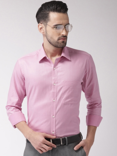 

Raymond Men Pink Slim Fit Solid Formal Shirt