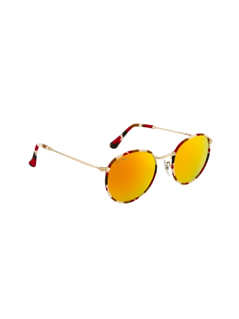

Ted Smith Unisex Oval Sunglasses TS3447-CP, Orange