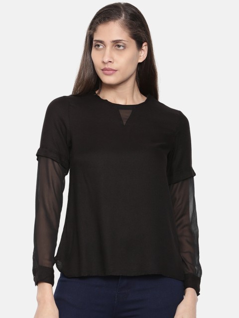 

SPYKAR Women Black Solid Top