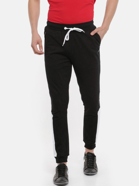 

Ajile by Pantaloons Men Black Solid Slim Fit Joggers