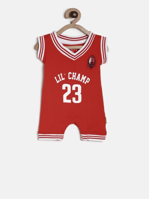 

Gini and Jony Boys Red Romper