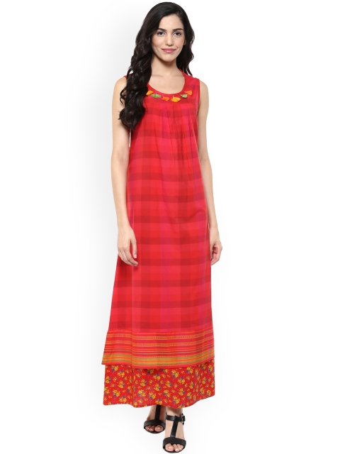 

Fusion Beats Women Red Maxi Dress