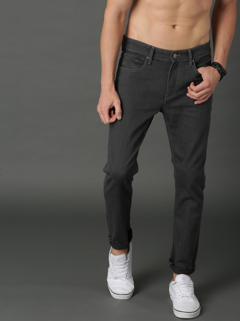 

Roadster Men Grey Skinny Fit Mid-Rise Clean Look Stretchable Jeans