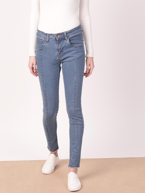 

ether Women Blue Mid-Rise Clean Look Stretchable Jeans