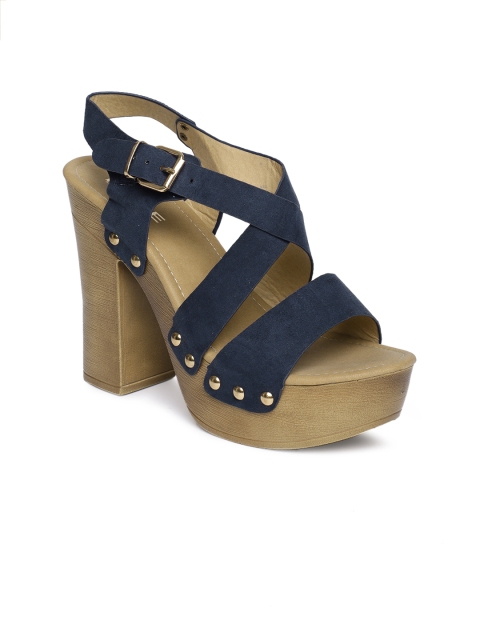 

Lavie Women Navy Blue Solid Sandals
