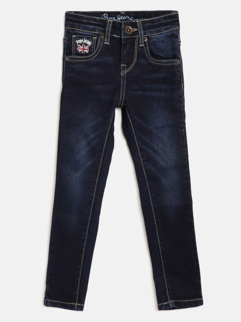 

Pepe Jeans Girls Navy Blue Skinny Fit Light Fade Stretchable Jeans