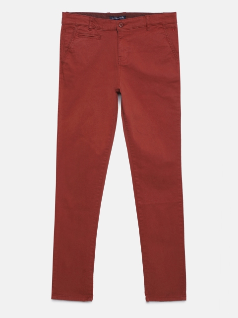 

Allen Solly Junior Boys Red Regular Fit Solid Chinos