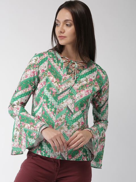 

Madame Women Multicoloured Printed Top, Multi