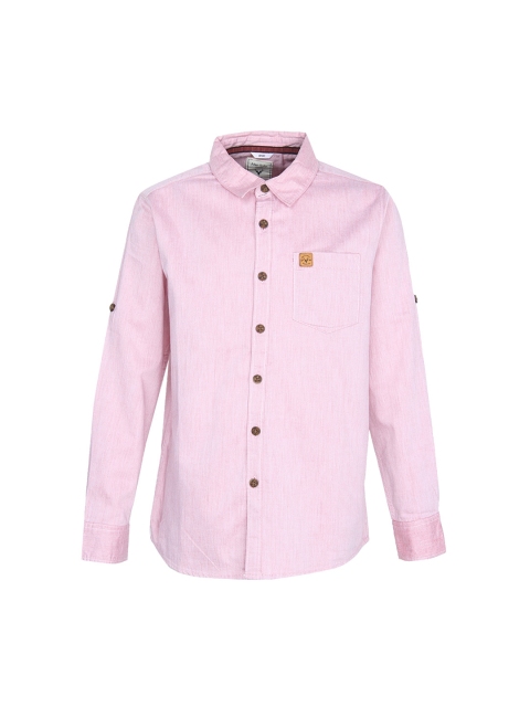 

Allen Solly Junior Boys Pink Regular Fit Solid Casual Shirt