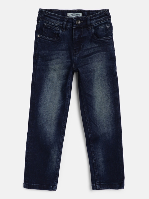 

Allen Solly Junior Boys Navy Blue Clean Look Stretchable Jeans