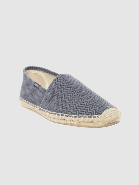 

Soludos Men Blue Denim Woven Design Espadrilles